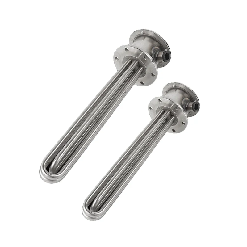 220V 380V electric heating tube 304 stainless steel explosion-proof flange heating tube