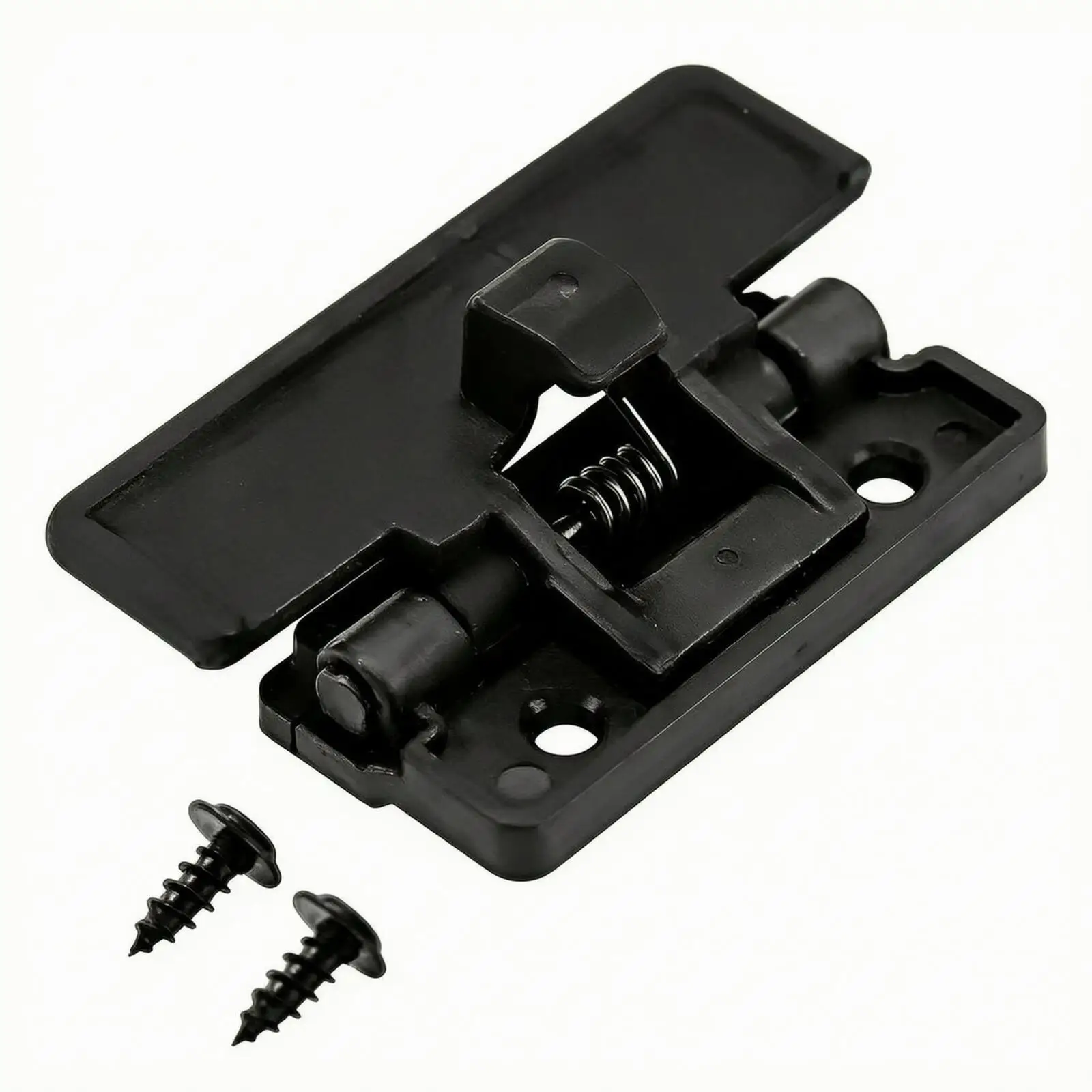 Stainless Steel Car Console Latch Cover Fit SUV LE Armrest Closure with Screws Interior Recondition Kit