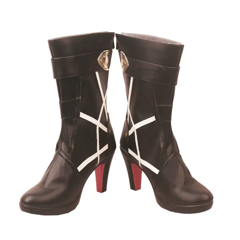 Star Rail Kafka Cosplay Shoes High Heel Boots Custom Made Any Size