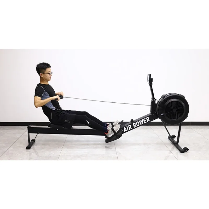 【2026】Professional Gym Rower Cheap Air Rower Equipment For Fitness Body Building Seated Row Machine