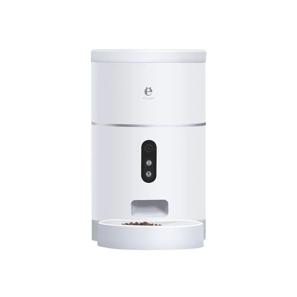 20252022 Hot Sale 135oz 4L Timed Pet Food Dispenser APP Control Voice Recorder WiFi Enabled Automatic Cat Feeder with Camera