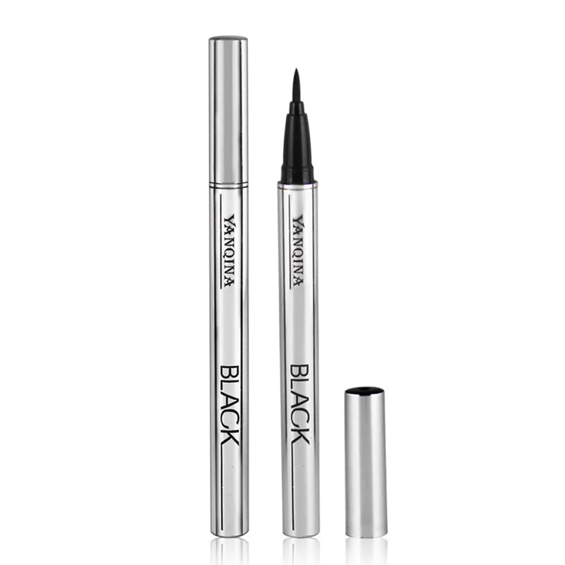 12 Pcs/Box Black Liquid Eyeliner Waterproof Eyeliner Pencil Long-Lasting Liquid Eye Liner Pen Quick-Dry No Blooming Cosmetic Set