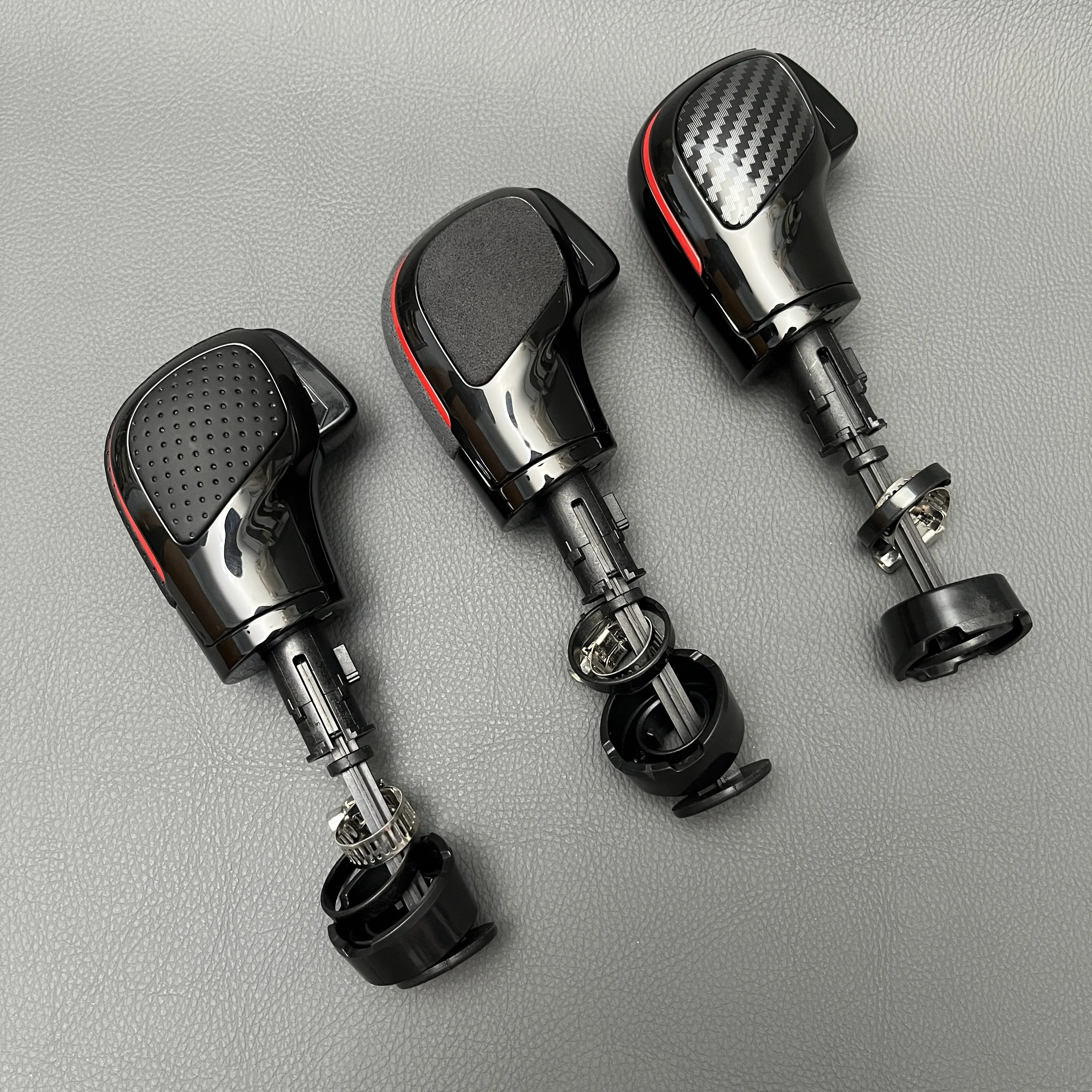 Leder-Automatik-DSG-Schaltknauf für VW Passat CC Golf 6 GTI Jetta MK6 GLI Schalthebelknauf Innenraum-Ersatzteile – Detail 2