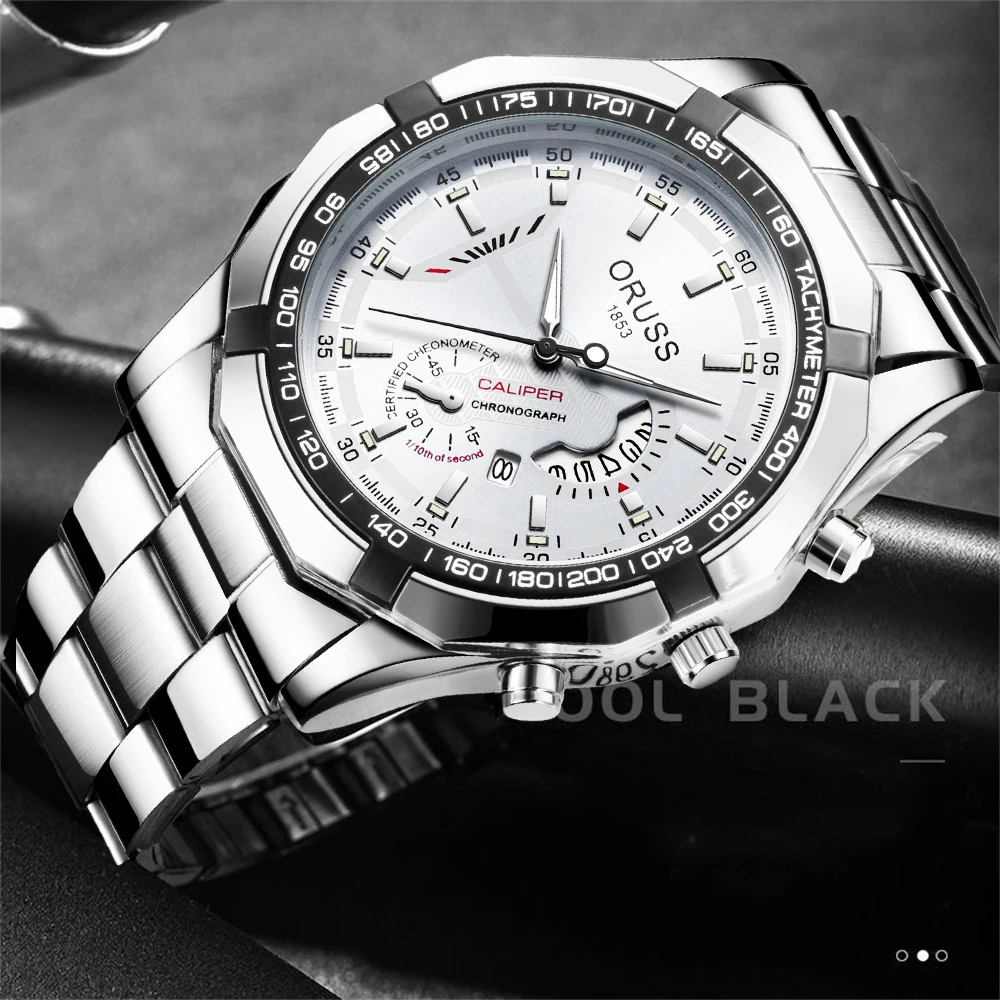 도미너링 남성용 시계, 개성 있는 올 매치 비즈니스 트렌드, 내구성 있는 고급 분위기, 대형 다이얼, 학생 남성 시계