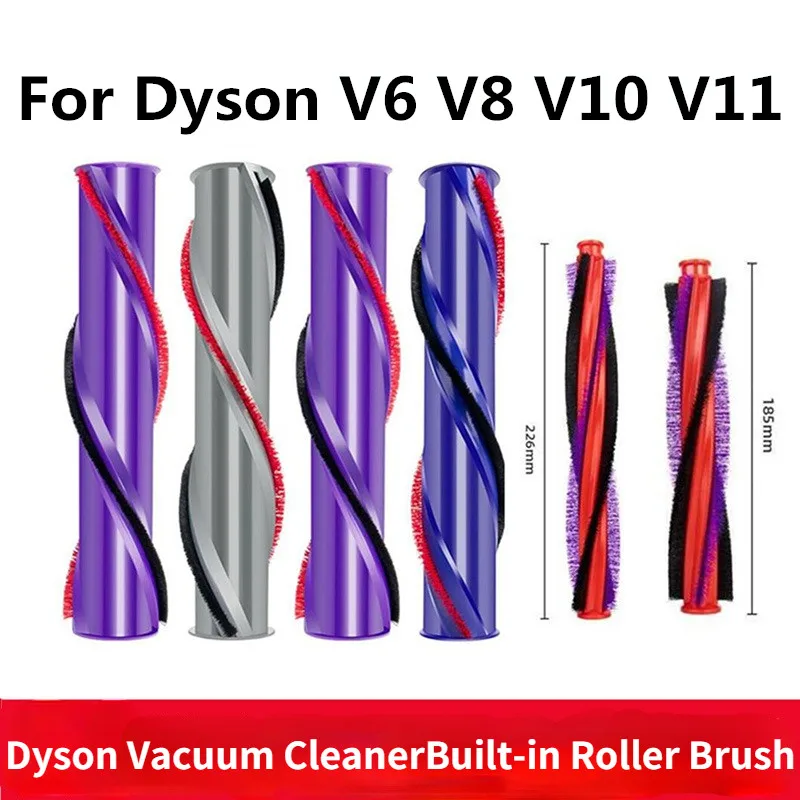 Carbon Fiber Roller Brush Rolling Replacement for Dyson Vacuum Cleaner V6 V7 V8 V10V V11 Brushroll Head Bar Tools Accessories