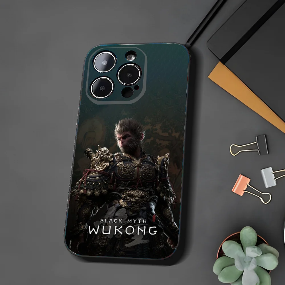 Black Myth W-Wukong G-Game Phone Case For Iphone 15 11 13 14 Pro Max 7 8 Plus X Xr Xs Max Se2020 12mini Cover Case