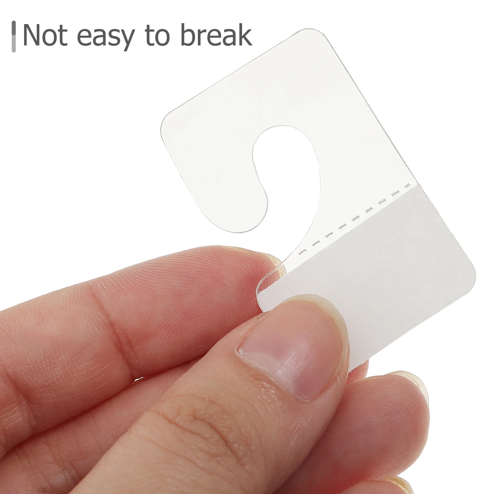 

200Pcs PVC Hooks Clear Adhesive Wall Pegboard Hangers for Jewelry Flowers Makeup Tools Home Office Retail Display Storage