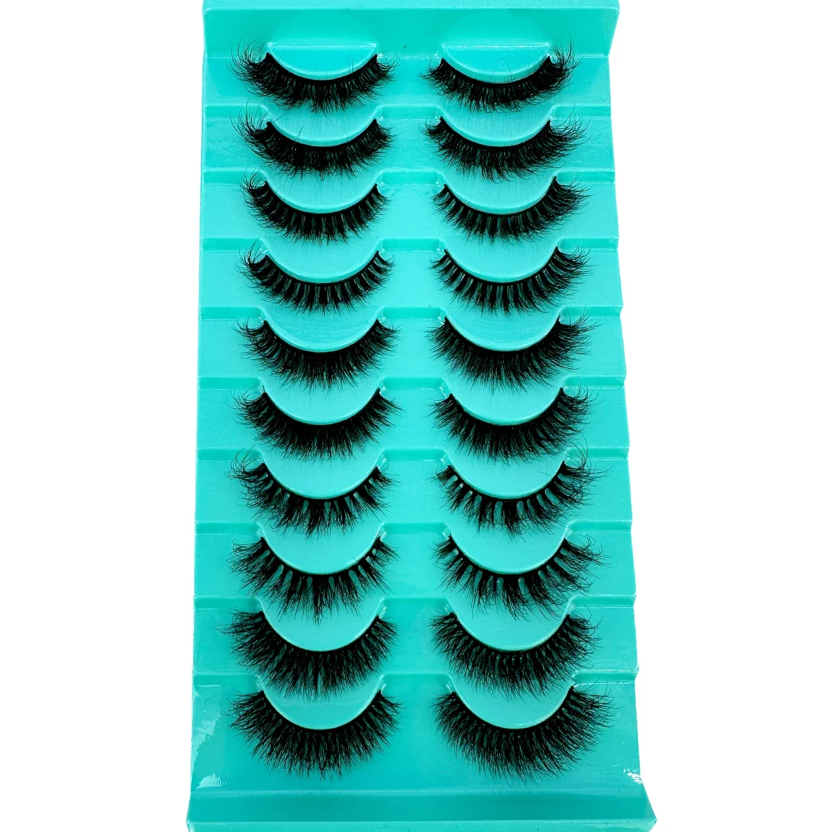 10 Pairs Mink Fluffy Dramatic False Eyelashes