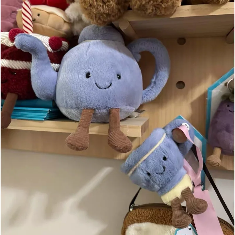

Afternoon Tea Set Plush Toy, Teapot & Coffee Cup Character Dolls, Cute Kitchen Themed Decor Gift Set