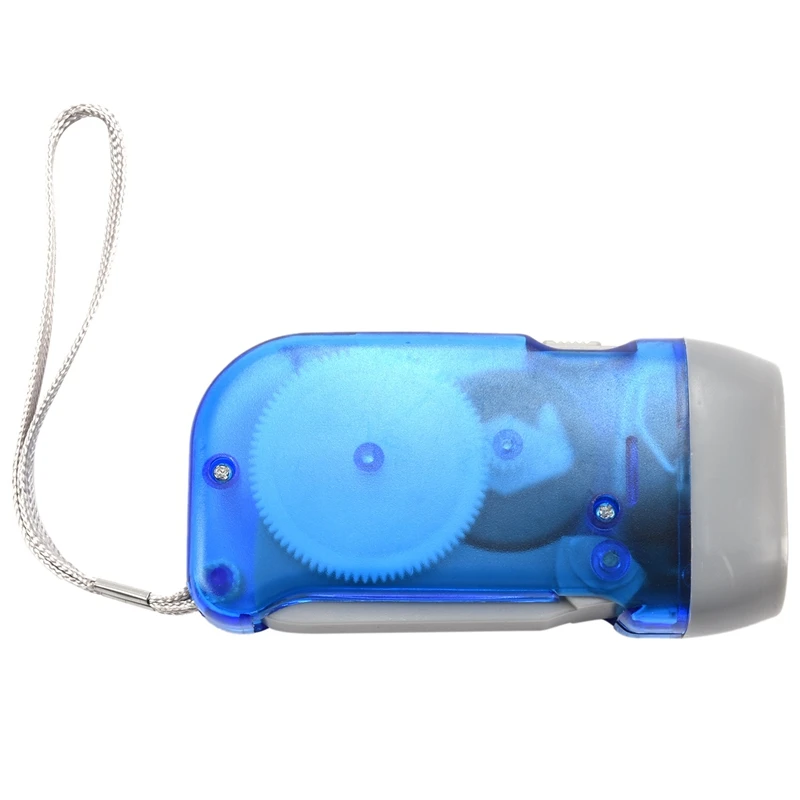 

AB46-Hand-Press LED Flashlight Lantern Dynamo Mini Flashlight LED Emergency Home Dynamo Torch Lamp Self-Charging Hand Light