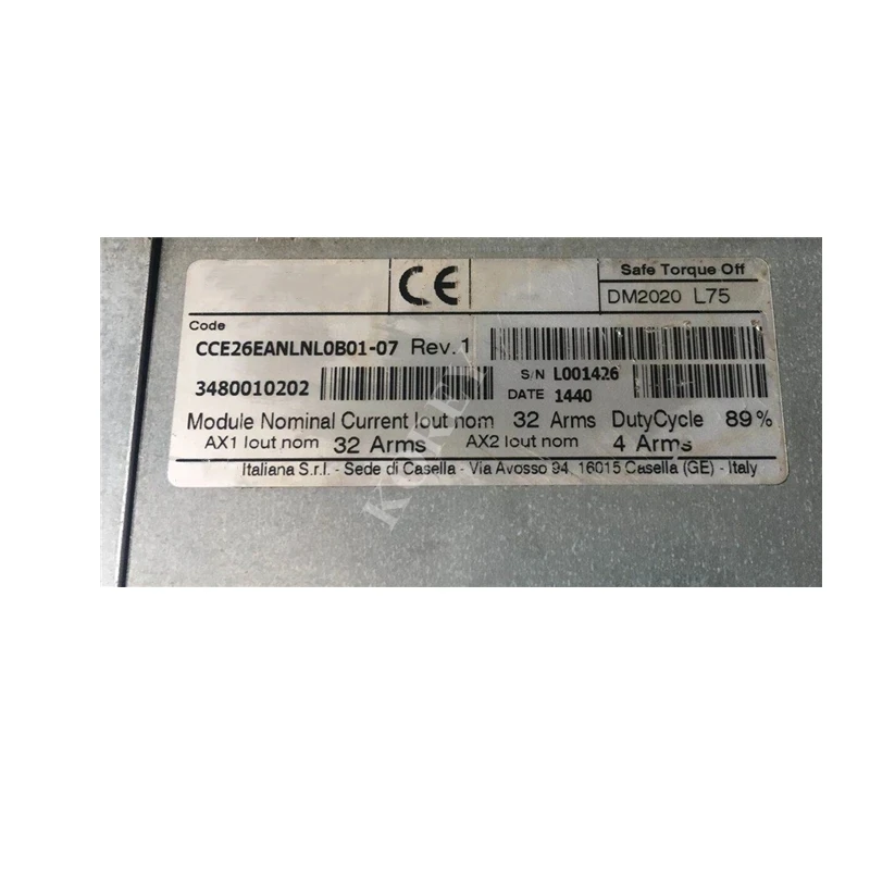 Servo Driver DM2020 CCE26EANLNL0B01-07 Spot