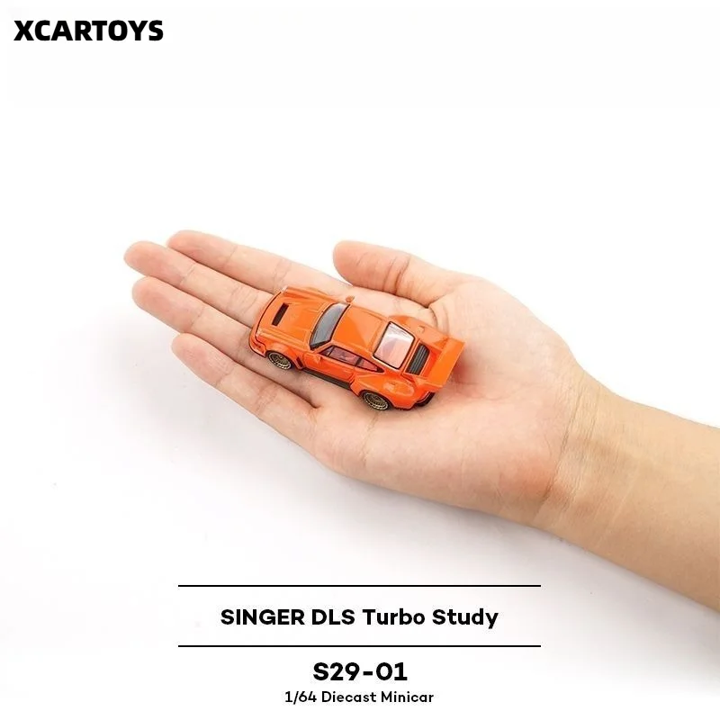 Xcartoys1:64 Poprace Porshce Singer Dls Turbo Study Alloy Miniature Diecast Model S29-01 Porshce Racing Car Toys