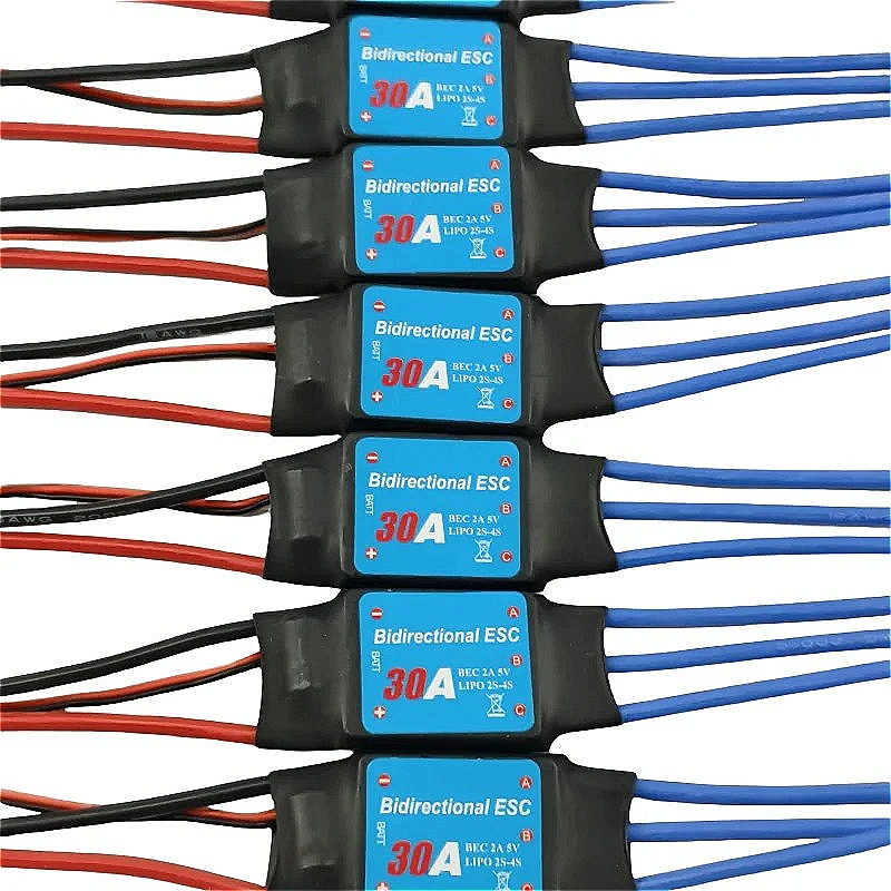 

HOT ZMR 30A Bidirectional Brushless ESC Electronic Speed Controller for RC Car Underwater Propeller Pneumatic Thruster