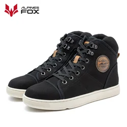 Breathable Motorcycle Boots Men Women Biker Shoes Casual Men's Sneakers Microfiber Motocross Shoes Motorbike Protective Boots