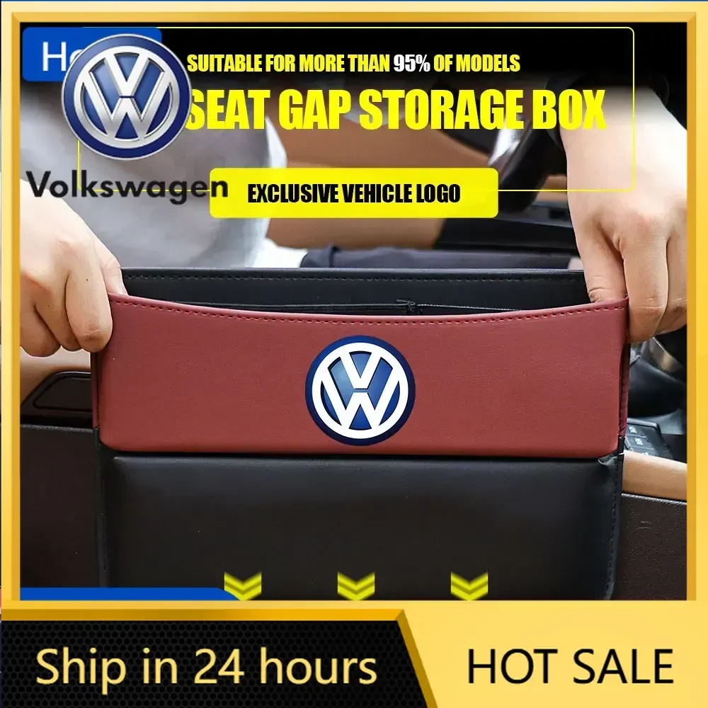 

Новый универсальный органайзер-ящик для хранения в зазоре автомобильного сиденья, многофункциональный, для Volkswagen VW R, GTI, Jetta, Golf, Passat, Polo, Touareg, Tiguan