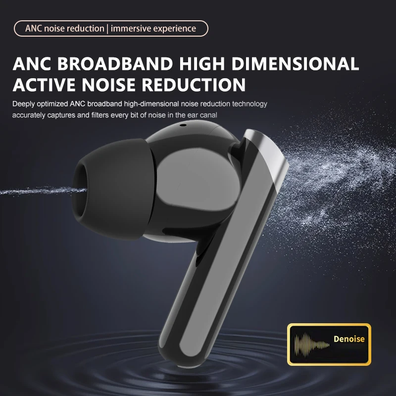 سماعات لينوفو TA240 داخل الأذن اللاسلكية الحقيقية بلوتوث 5.4 ANC للحد من الضوضاء جودة هاي فاي الاستماع عمر بطارية طويل الأمد #6