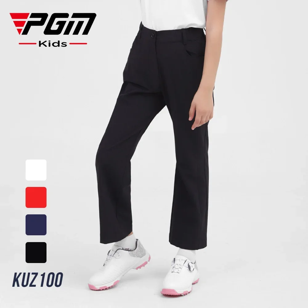 

PGM Summer Girls Trousers Golf Pants Kids Clothing Comfortable Fabric Sweatpants