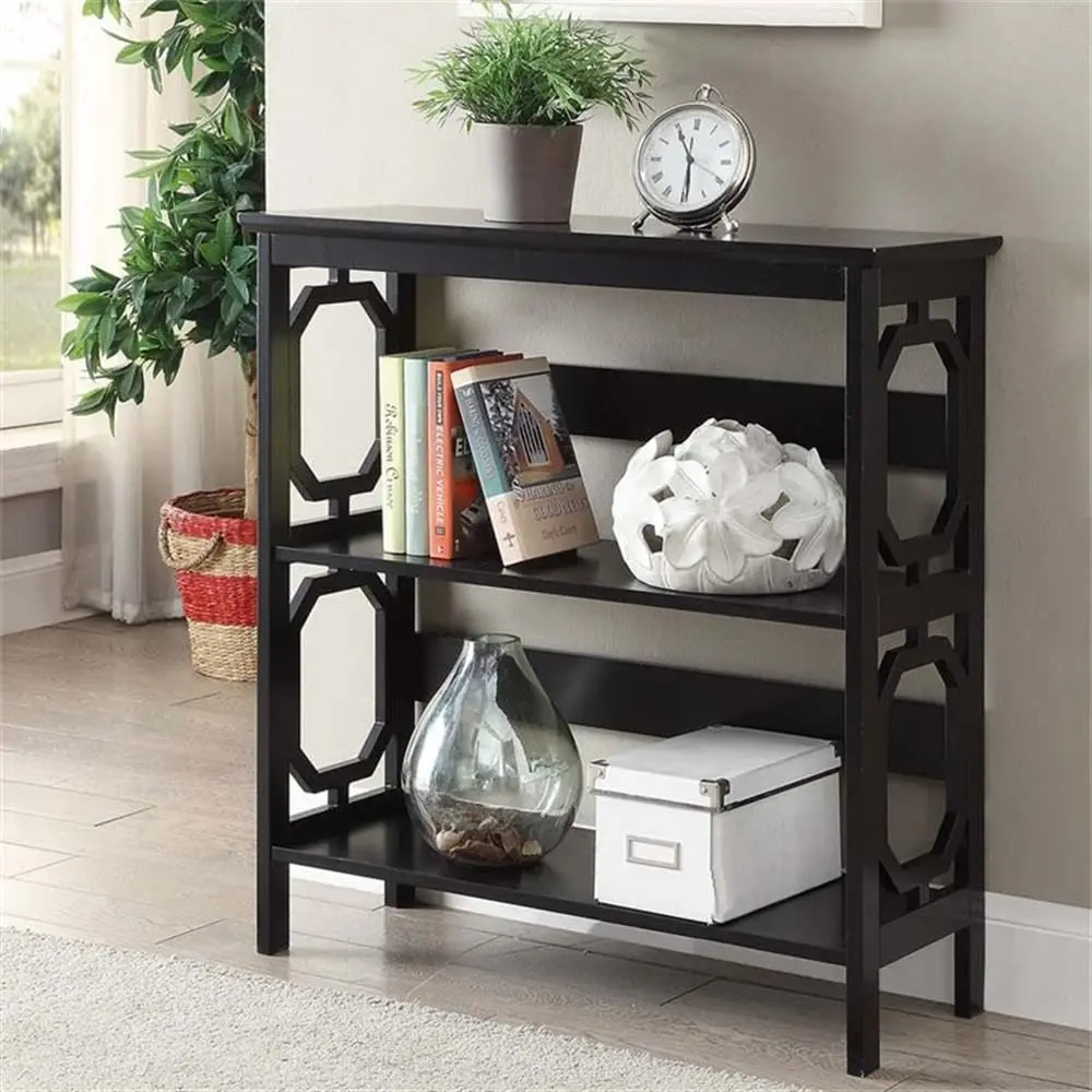 Two-Shelf Wooden Bookcase, 32.5