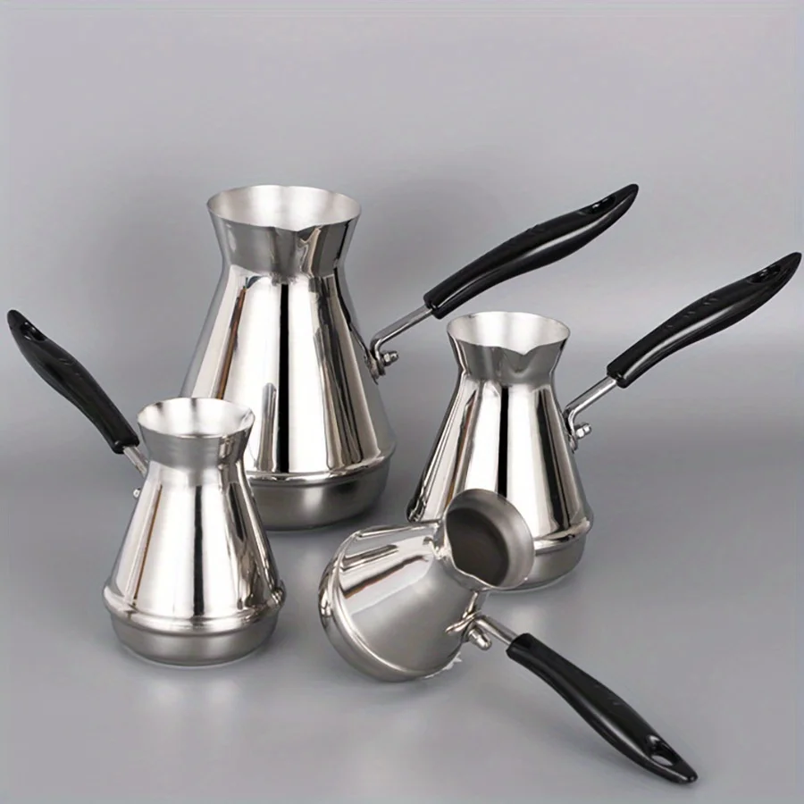 

1 шт. кофейник, кофейник для плавления шоколада из нержавеющей стали, верхний чайный сервиз, нагреватель молока, греческая арабская кофемашина, греческий кофейник