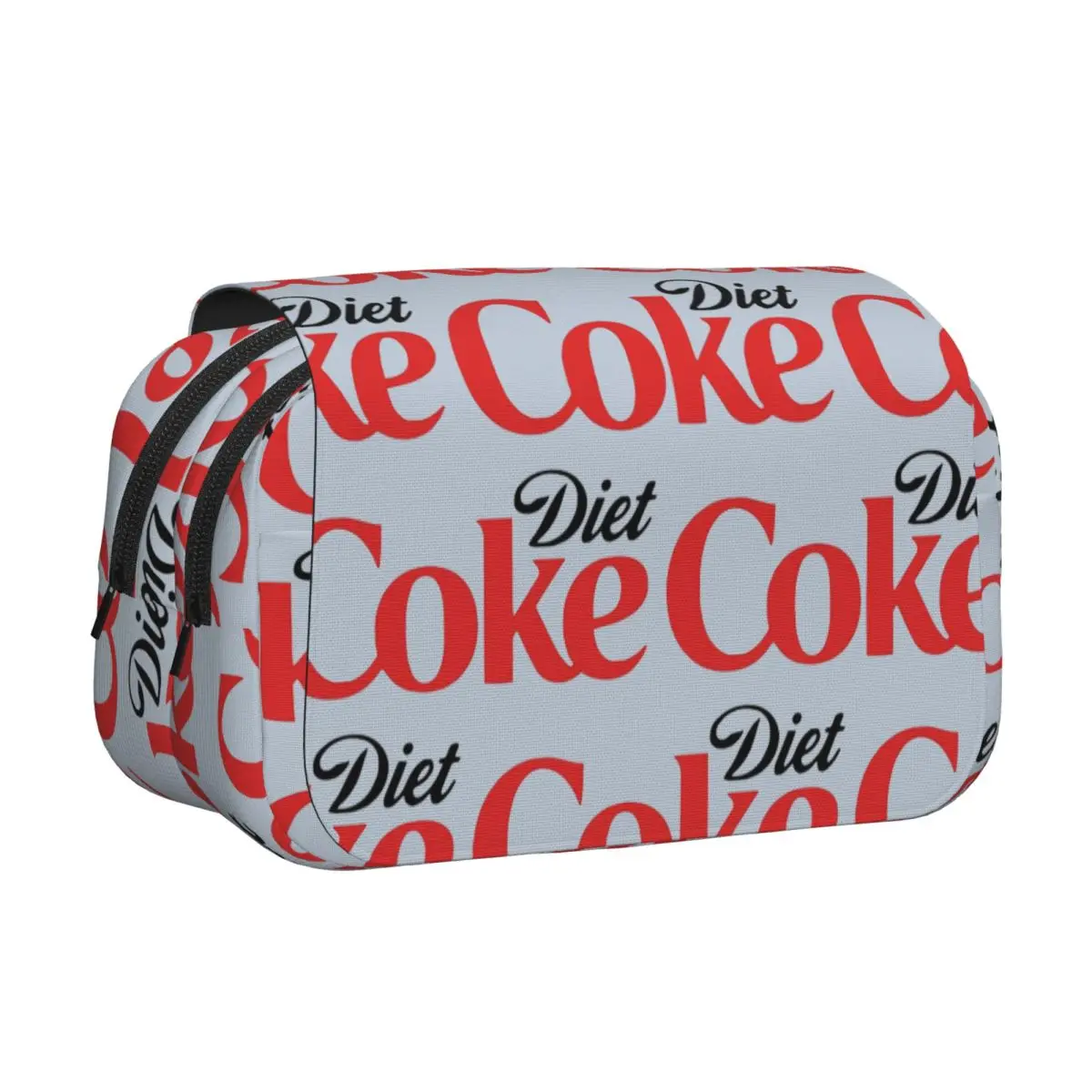 Coke Funny Lover Diet Pencil Case Pencil Pouch Hard Shell Leather Large Capacity Pen Box Pencil Bag for Boys Girls Gifts
