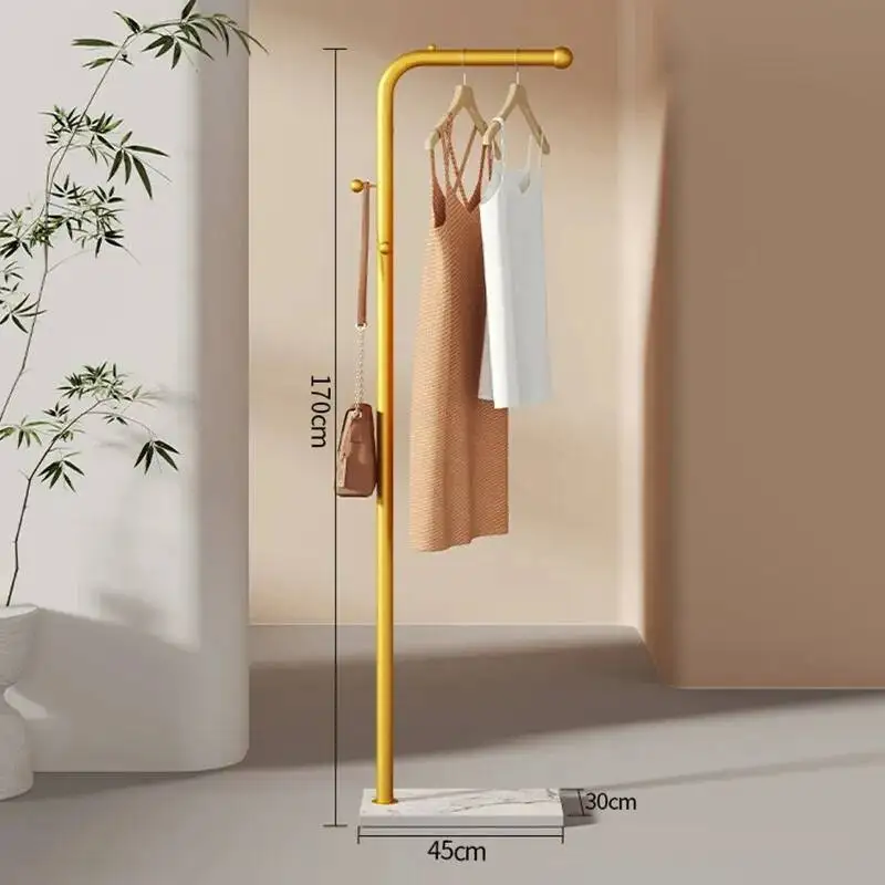 Metal Aesthetic Rack Minimalist Clothes Standing Girls Designer Display Clothes Rack Modern Nordic Perchero Household Goods