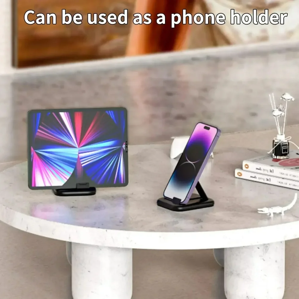 60 واط 4 في 1 كابل مزدوج من النوع C مجموعة سلك شحن سريع صغير صندوق تخزين مع حامل هاتف المحمول لشاومي/هواوي/سامسونج/آيفون