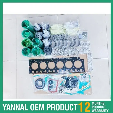 For Volvo D6D Engine Overhaul Engine Rebuild Kit For EC210B Excavator