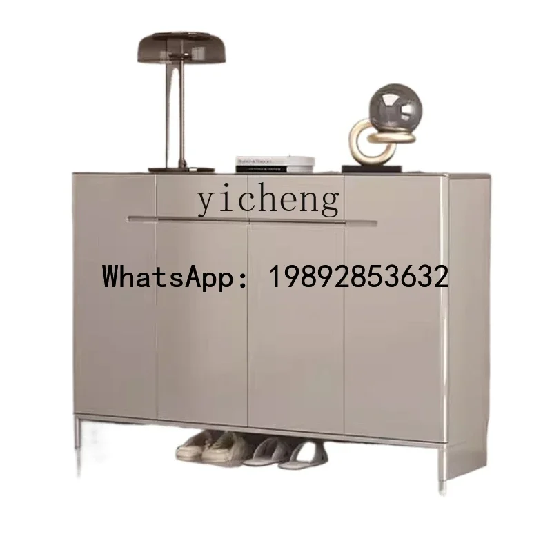 

W7- light luxury shoe cabinet door entry locker modern simple door corridor storage cabinet home decoration accessories