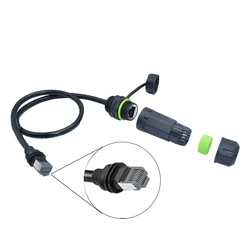 Starlink Gen 3 to CAT6 Cable Connector No Delay Data Transmissions Practical Ethernet Cable for V3 Professional Outdoor 0.5/1M