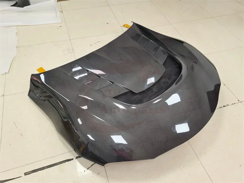 Good price V Style Carbon Fiber hood For Toyota Supra A90 A91 Mk5 Carbon Bonnet Hood Car Accessories Carbon Bonnet Engine Cover