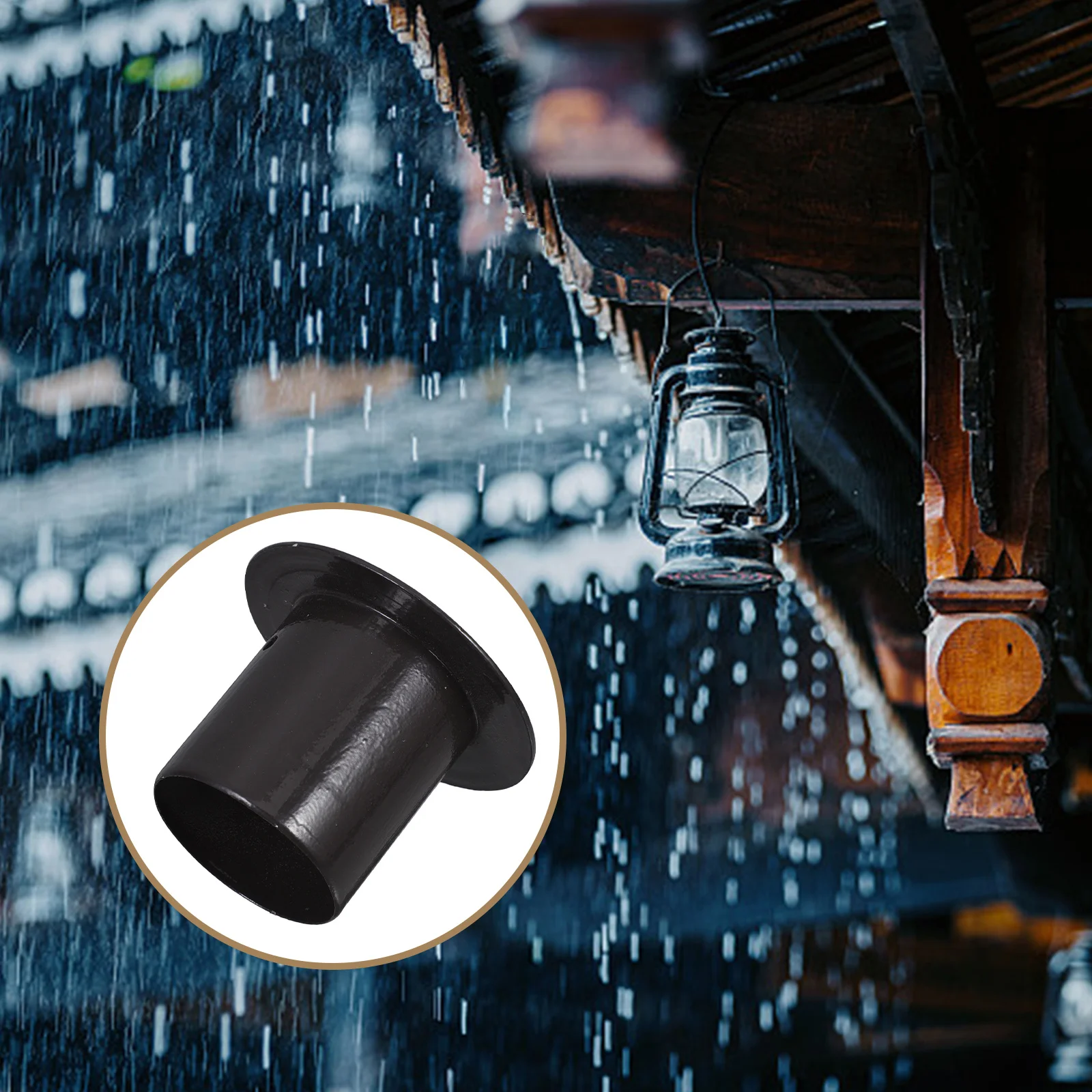 

Rain Chain Adapter Iron Material Stylish Durable Rain Chain Gutter Replacement Outdoor Drainer Accessory Gutter