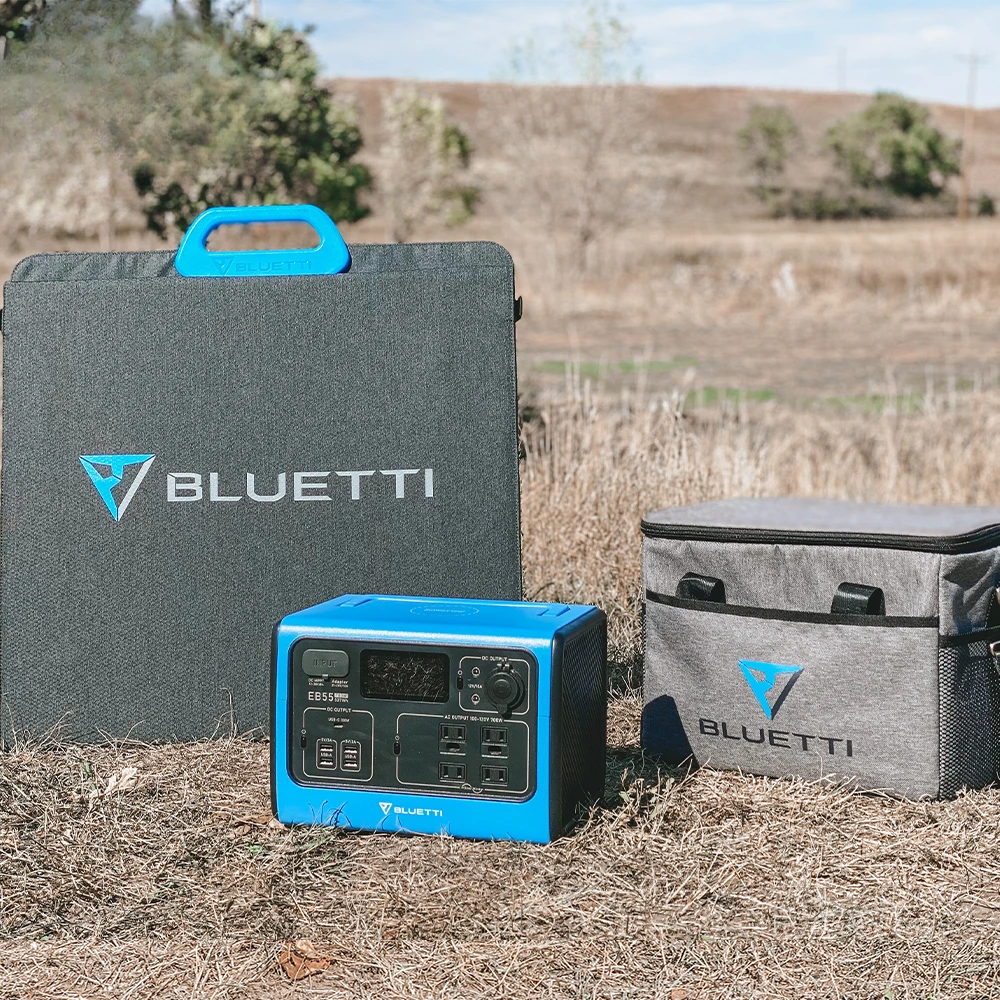 EB55+PV120 Battery Solar Panels Lifepo4 Quick Charge Best Portable Solar Generator