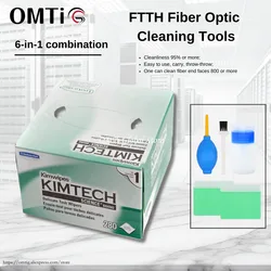 OMTiG Optic Swabs For 1.25Mm/2.5Mm LC/SC/FC/ST Connectors 100PCS Fiber Cleaning Rod FTTH Tool