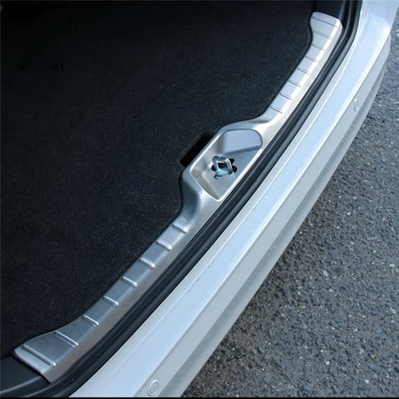 

WELKINRY For Toyota Voxy R90 4th Generation 2022-2024 Car Tail Rear Box Gate Door Trunk Boot Doorsill Threshold Scuff Plate Trim