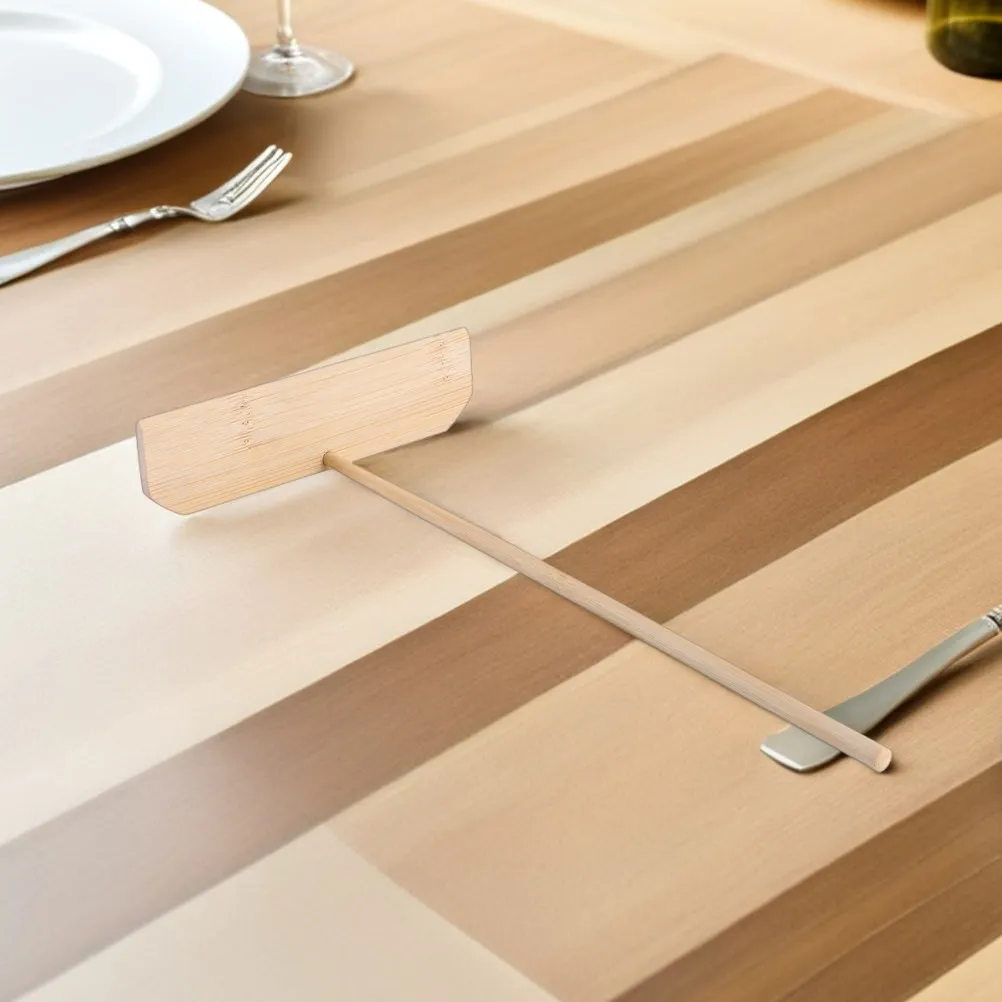 2Pcs Bamboo Pancake Spreader T-Shaped Crepe Spreaders for Smooth Batter Distribution Non-Scratch Cooking Utensils Kitchen