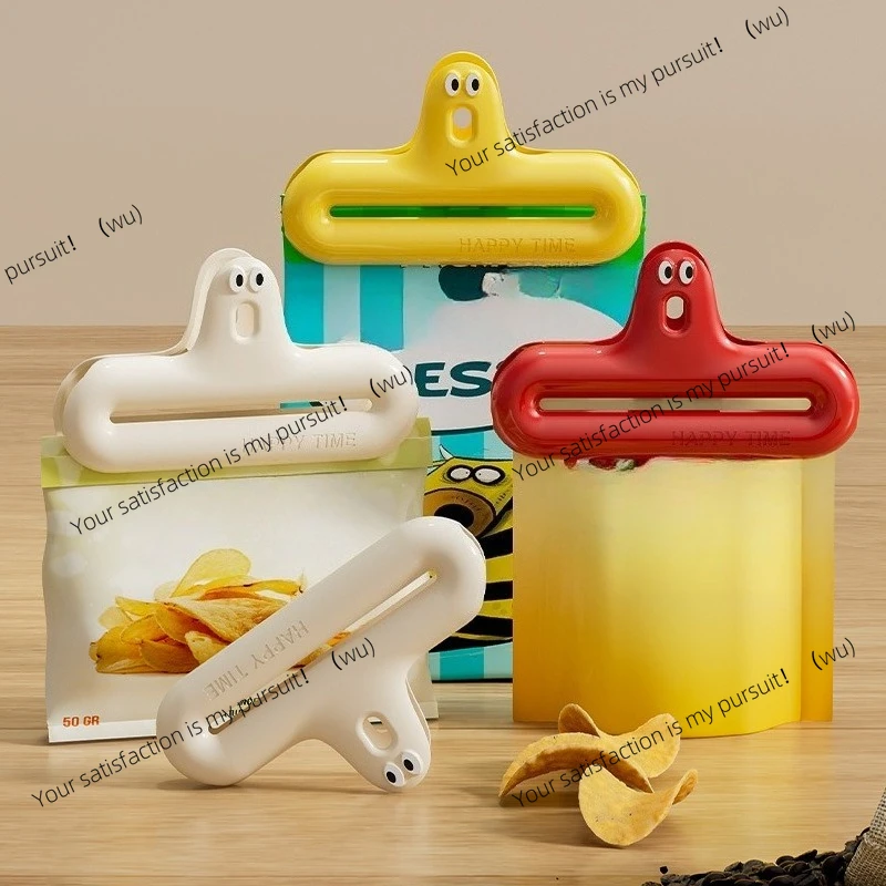 10Pcs, caterpillar sealing clip, kitchen sealing fixed clip, multi-functional household fresh-keeping sealer, document storage