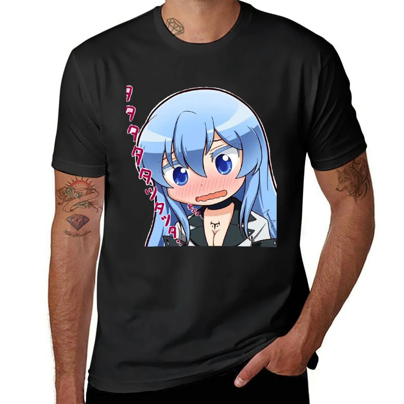 Akame ga Kill : chibi funny Esdeath T-Shirt customizeds customs design your own customs tshirts for men