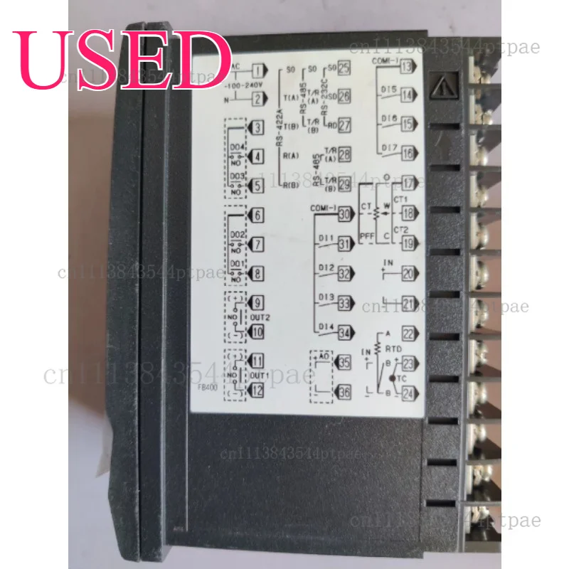 A temperature control meter: rkc fb400, c0de vn-4*4nn5/a1-fs 06/y z-1120 (actual picture taken)