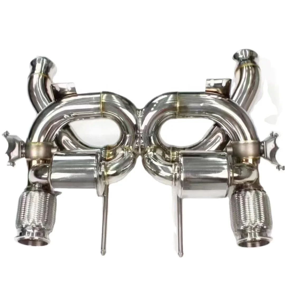 

CUSTOM EXHAUST CATBACK VALVED Polish exhaust catback for Mclaren 720 720s