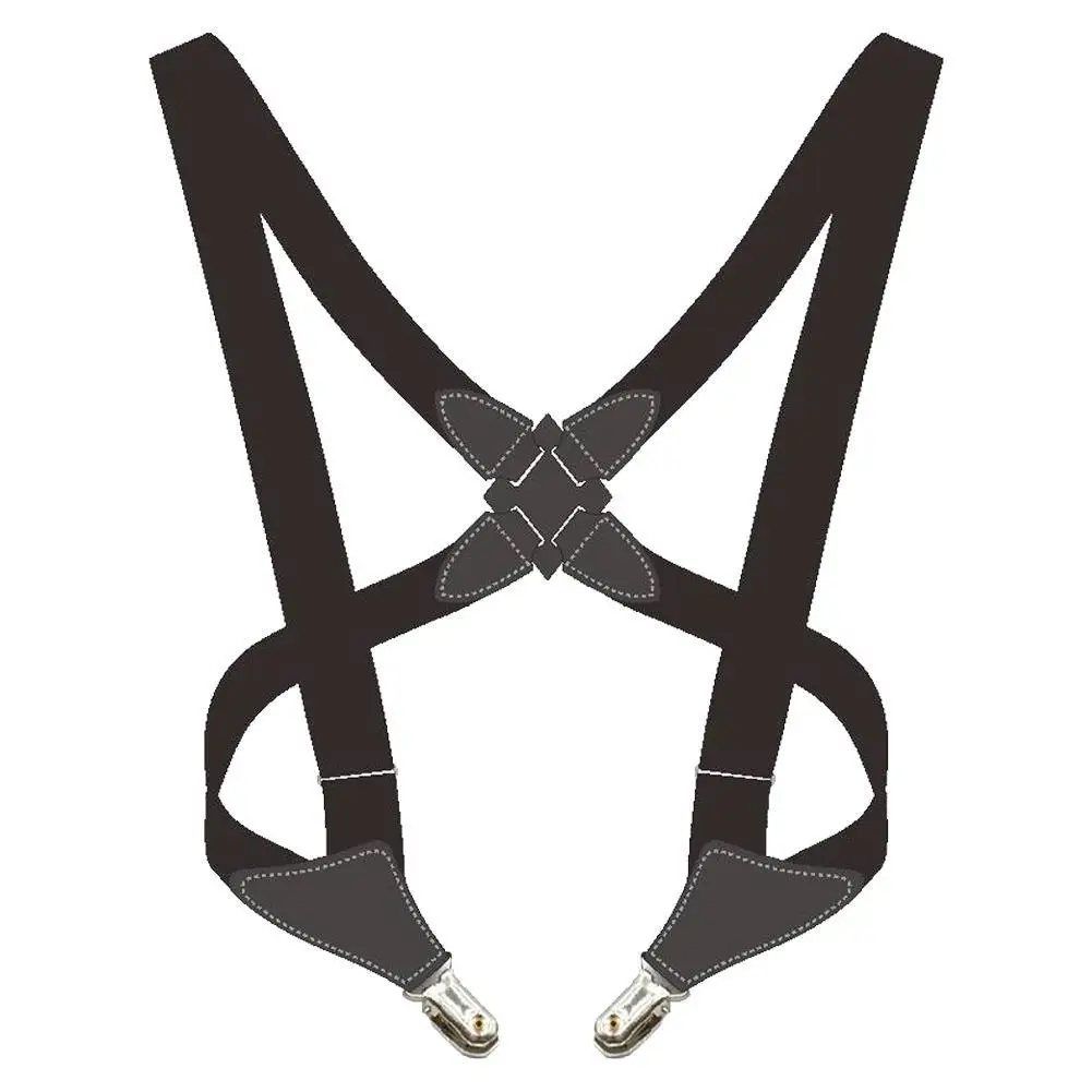 Bretelles réglables unisexes pour hommes, bretelles X Fashion, bretelles de ceinture, accessoires à clipser, forme Appa W5N7