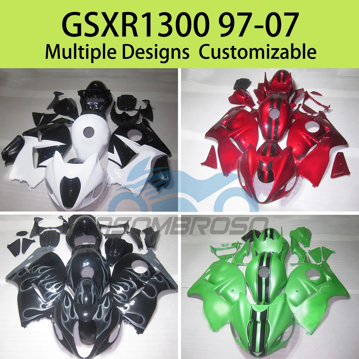 

Injection Fairing Kit for SUZUKI GSXR1300 97 98 99 00 01 02 03 04 05 06 07 Motorcycle Fairings GSXR 1300 1997-2007