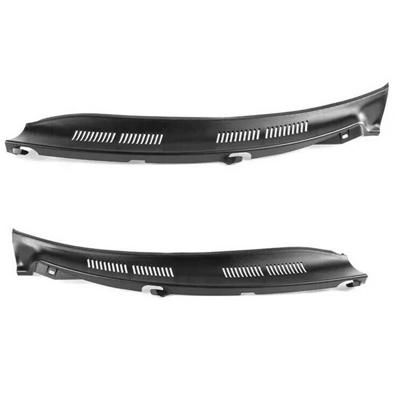 2X Front Right Windshield Wiper Cowl Trim Water Deflector Plate Neck Trim Panel For Mercedes Benz E-Class W210 1996-2002