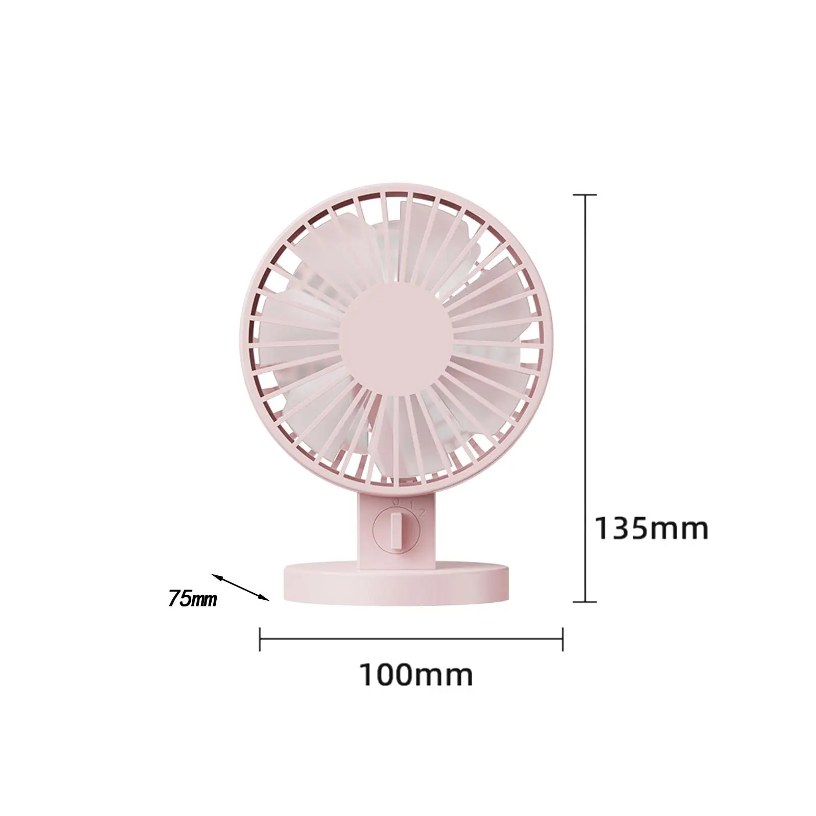 Портативный Настольный мини-вентилятор с питанием от USB и 2 скоростями, компактный электрический настольный вентилятор 5,3 дюйма высотой для помещений и улицы, универсальный легкий