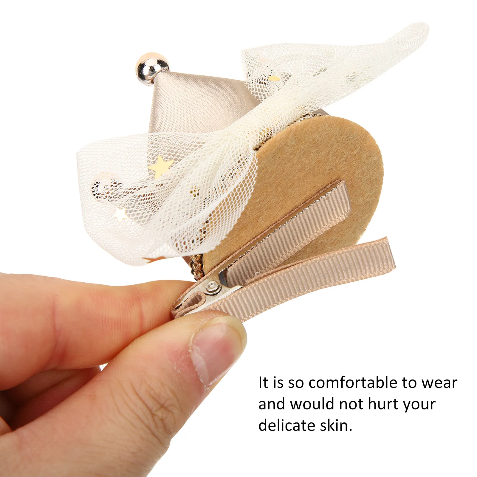 Adorable Crown Hair Clip for Hair Accessory Soft Material Safe for Delicate Skin Birthday Party Crown