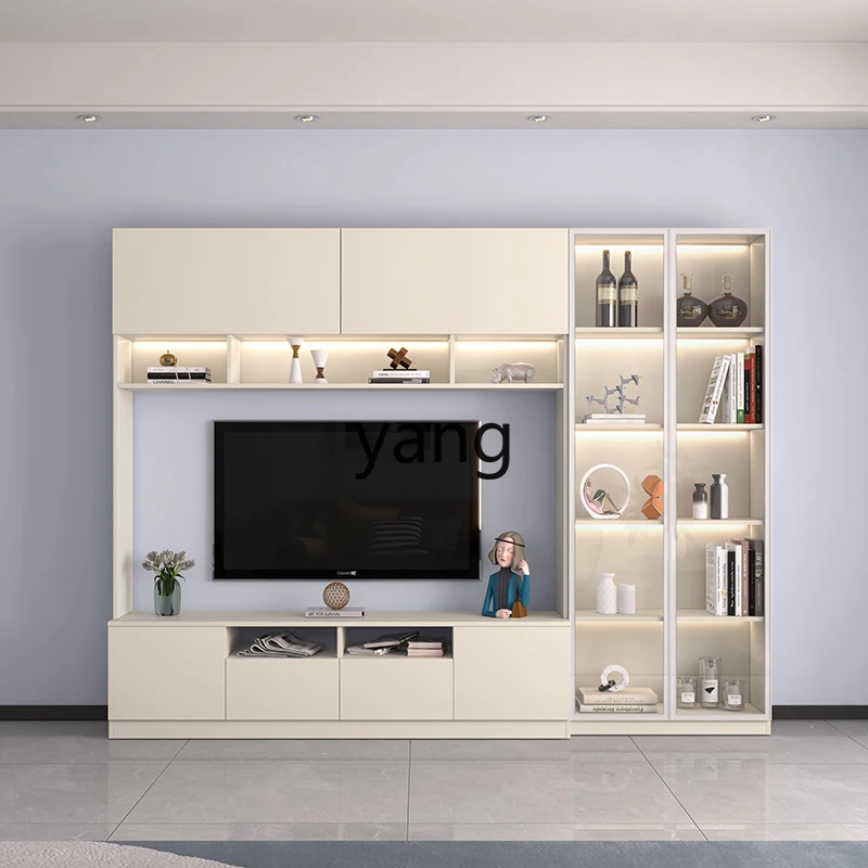 

YHM modern integrated wall combination light luxury hanging cabinet