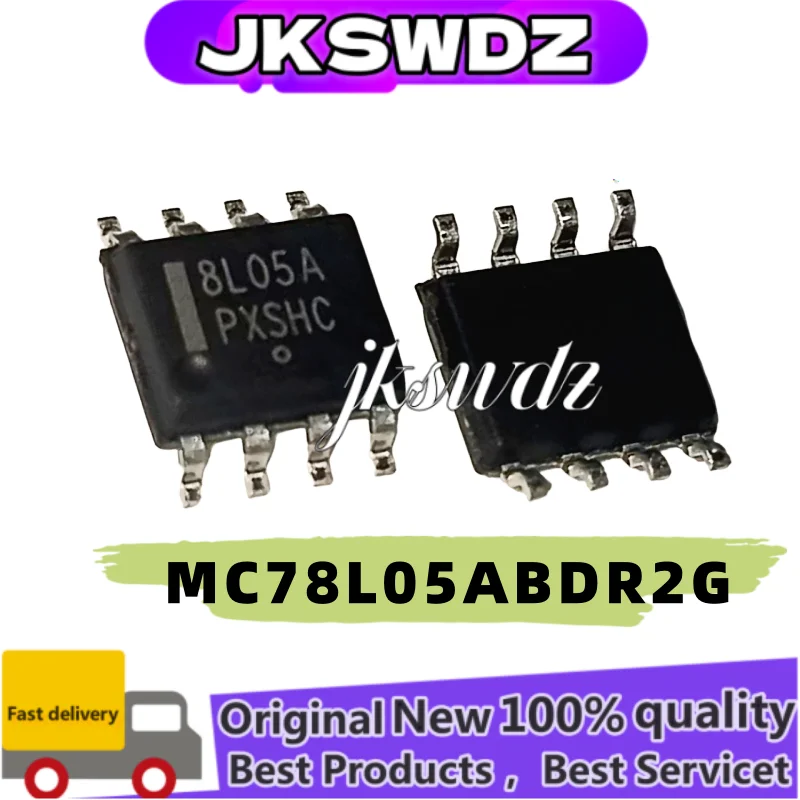 

10PCS/100% NEW Original MC78L05ABDR2G 8L05A SOP8