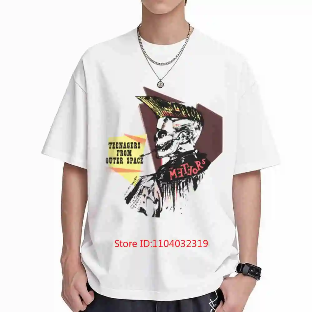 The Meteors 1950S Spade Oversized Short Sleeve Tee 100% Cotton T-Shirt