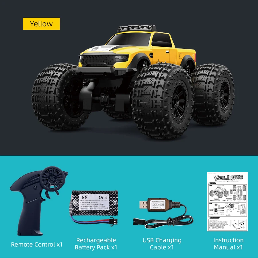 Professionele full-scale RC afstandsbediening auto, terreinwagen, vierwielaandrijving voor volwassenen, klimmen en drijven, amfibisch speelgoed c