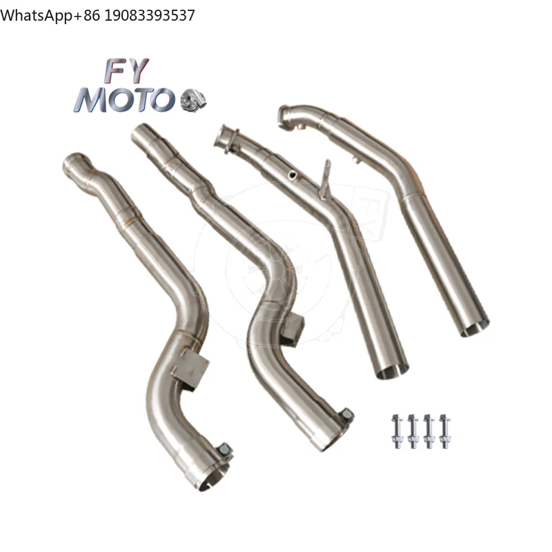Exhaust Downpipe for MERCEDES BENZ W218 CLS63 M157 M278 5.5 TWIN-TURBO 4matic 2013-2017