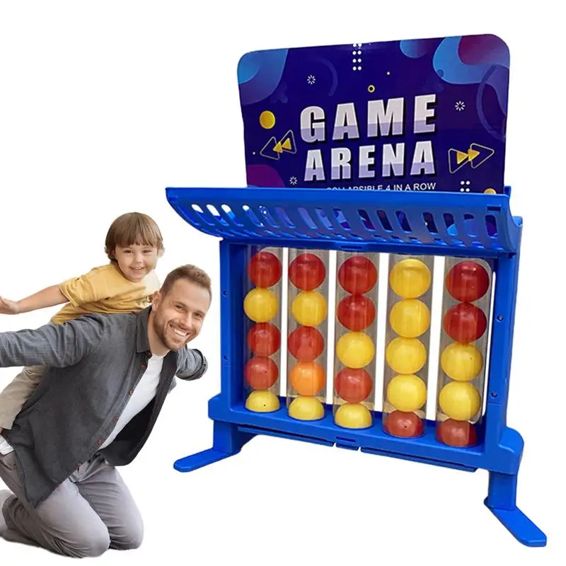 Jumping Connect Ball Board Game para festa em família, as bolas da mesma cor em uma fileira, favores do partido